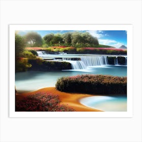 Waterfall 4 Art Print