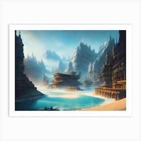 Fantasy City 1 Art Print