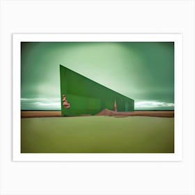 Green Building Art Print