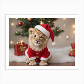 Christmas Animals 11 Art Print