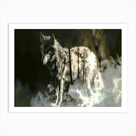 Canis - Wolf In The Forest Art Print