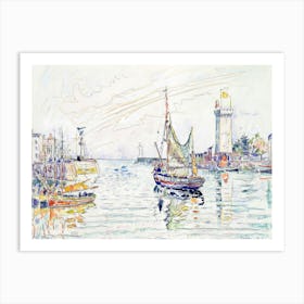 View Of Les Sables D Olonne (1929), Paul Signac Art Print