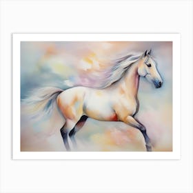 White Horse 3 Art Print