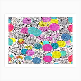 Colorful Dots Art Print