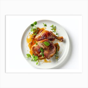 Roasted Chicken With Gravy Art Print