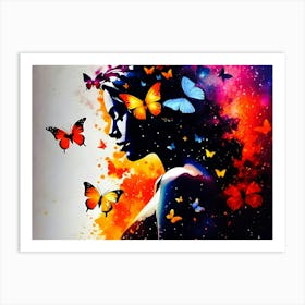 Butterfly Painting 78 Art Print