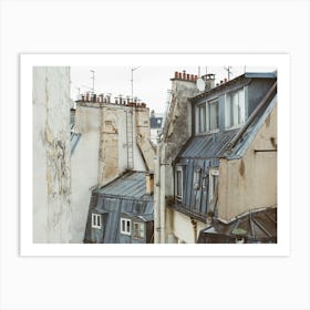 Paris Rooftops Art Print