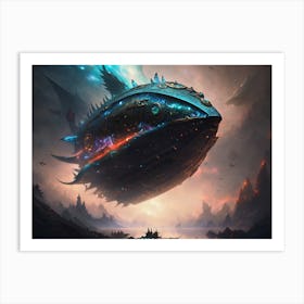 Archaic Blimp 1 Art Print