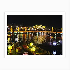 Night Market In Hoi An Art Print