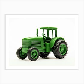 Toy Car Green Tractor Art Print