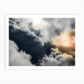Cloudy Sunlight Art Print