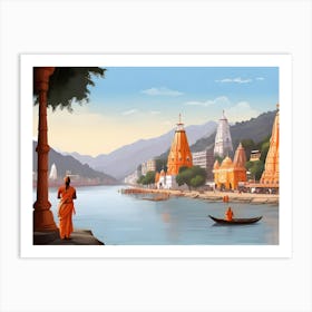 Ganges River Art Print