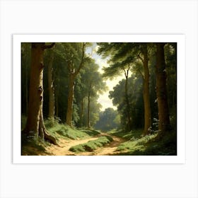 The Forest Of Fontainebleau Art Print