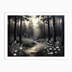 Forest Path 5 Art Print