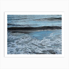 Waves of the Mediterranean Sea Art Print