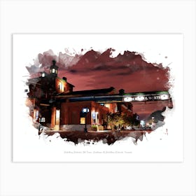 Distillery District, Old Town, Corktown & Distillery District, Toronto Art Print