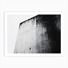 Concrete Wall Brutalism Art Print