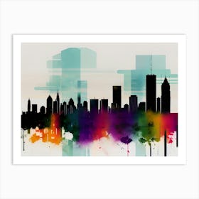 New York City Skyline 81 Art Print