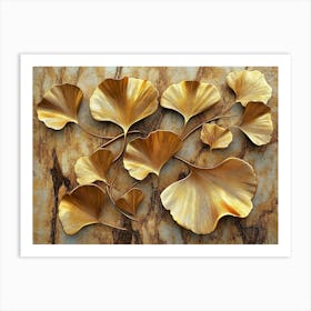 Ginkgo Leaves 7 Art Print