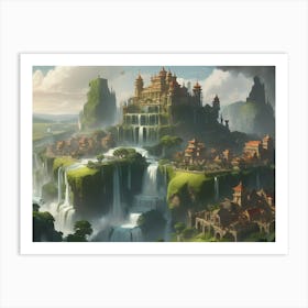 Fantasy Palace Art Print