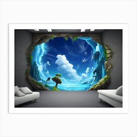 3d Background (103) Art Print