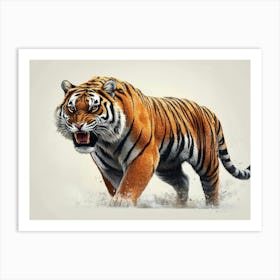 Tiger 9 Art Print