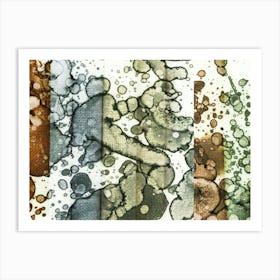 Abstraction Mysterious Spots Art Print