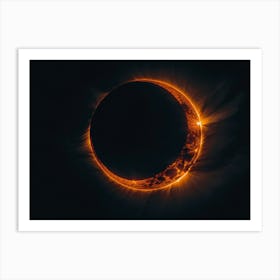 Solar Eclipse 2 Art Print