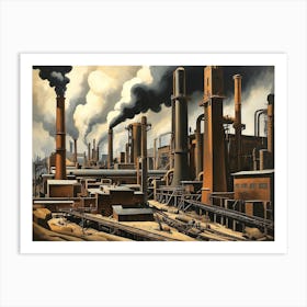 City Of Smoke Art Print