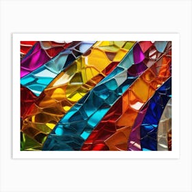 Colorful Glass Mosaic 1 Art Print