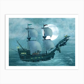 Night Journey Art Print