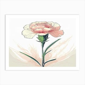 Carnation 20 Art Print