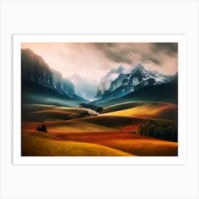 Landscapes Mountains Art Print