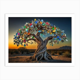 Tree Of Glass 1 Art Print