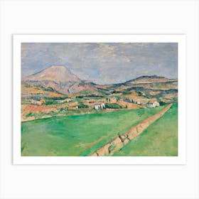 Toward Mont Sainte Victoire, Paul Cézanne Art Print