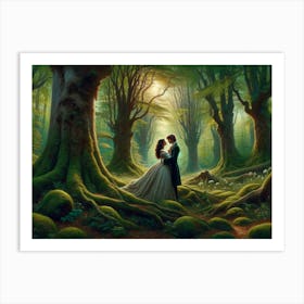 lovers 9 Art Print