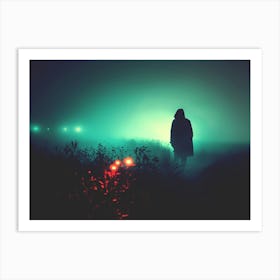 Alone In The Countryside Fog Art Print