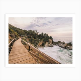 Walkway Along Beach Art Print