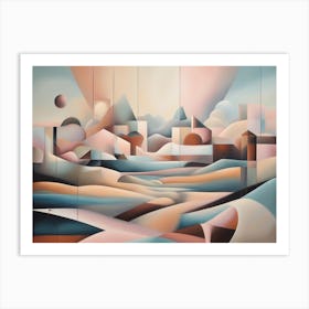 Abstract Landscape Painting Art Print