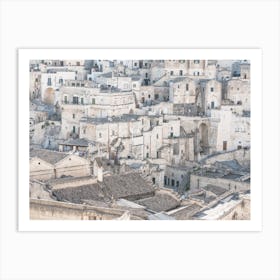 Ancient Matera, Italy Art Print