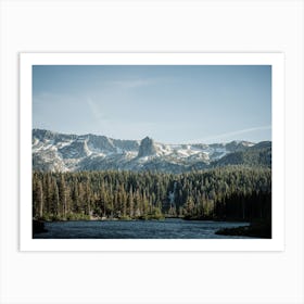 Crystal Crag From Twin Lakes Desaturated Art Print