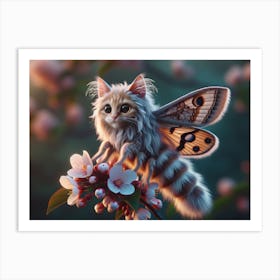 Kittenmoth Art Print