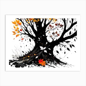 Autumn Tree 5 Art Print