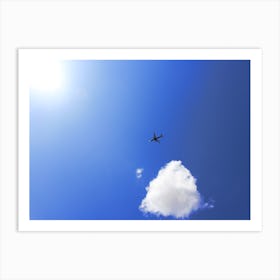 Cloud In The Blue Sky Art Print