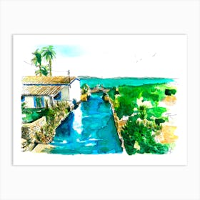 Formentera House Art Print