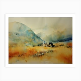 Watercolor Painting Art Print