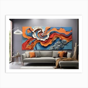 Abstract Painting 4 Art Print