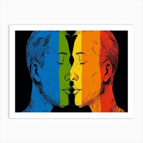 Rainbow Love Art Print