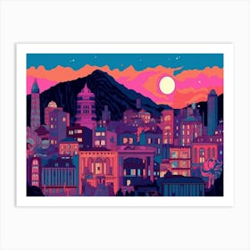 Tbilisi Skyline Art Print