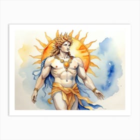 Apollo, God Of Sun 2 Art Print